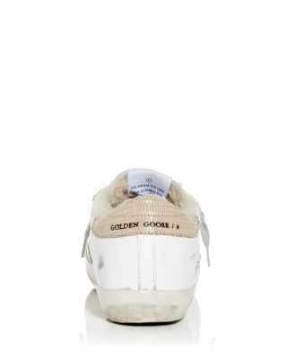 Golden Goose Women's Super-Star Shearling Low Top Sneakers
