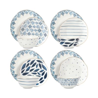 Lenox Blue Bay 12-Piece Dinnerware Set | Bloomingdale's