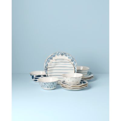Blue Bay 12-Piece Dinnerware Set