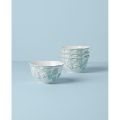 Butterfly Meadow Cottage Rice Bowls, Set of 4