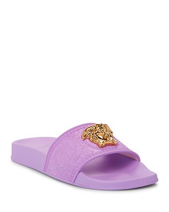 Versace Women's Medusa Emblem Slide Sandals | Bloomingdale's