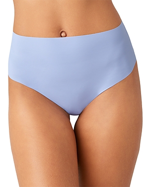 B.tempt'd By Wacoal B.bare High-waist Thong In Purple Impression