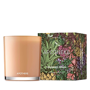 Apotheke Cedarwood Ginger Signature Candle, 11 Oz. In Green
