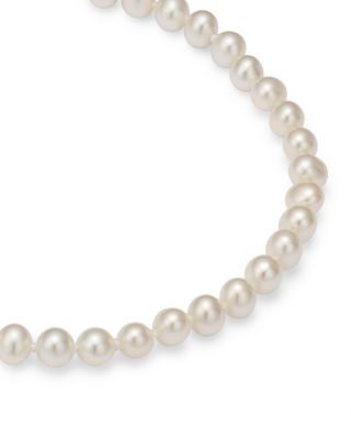 Cultured Freshwater Pearl Bracelet in 14K White Gold 