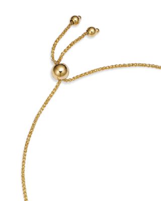 Diamond Clover Bolo Bracelet in 14K White & Yellow Gold, 0.20 ct. t.w. - Exclusive 