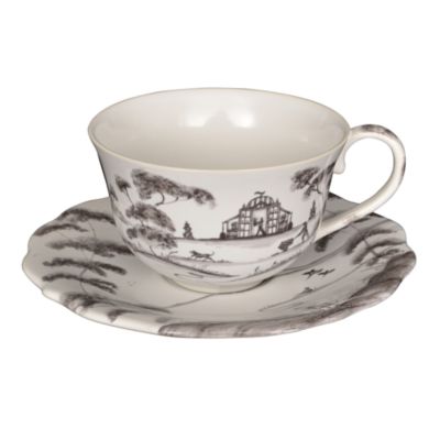 Country Estate Blue Tea/Coffee Cup Garden Follies