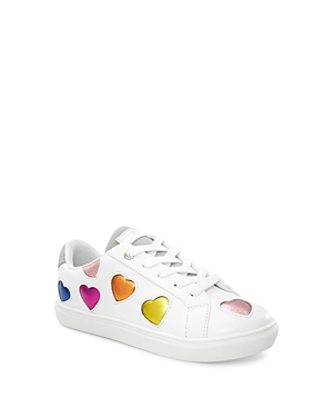 Shop Kurt Geiger Girls' Mini Love Lane Sneakers - Toddler, Little Kid, Big Kid In White