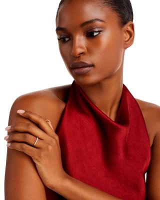 Diamond Micro Pav&eacute; Band in 14K Gold, 0.15 tcw 