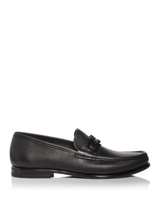 Men's Gancini Crown Bit Leather Loafers