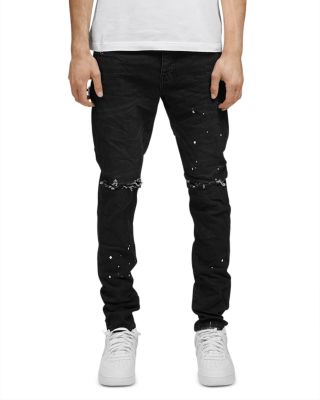 cheap black ripped jeans mens