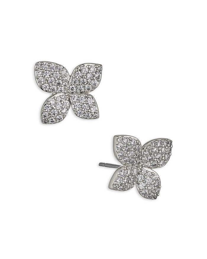 Nadri Wren Pav Flower Stud Earrings Bloomingdale s