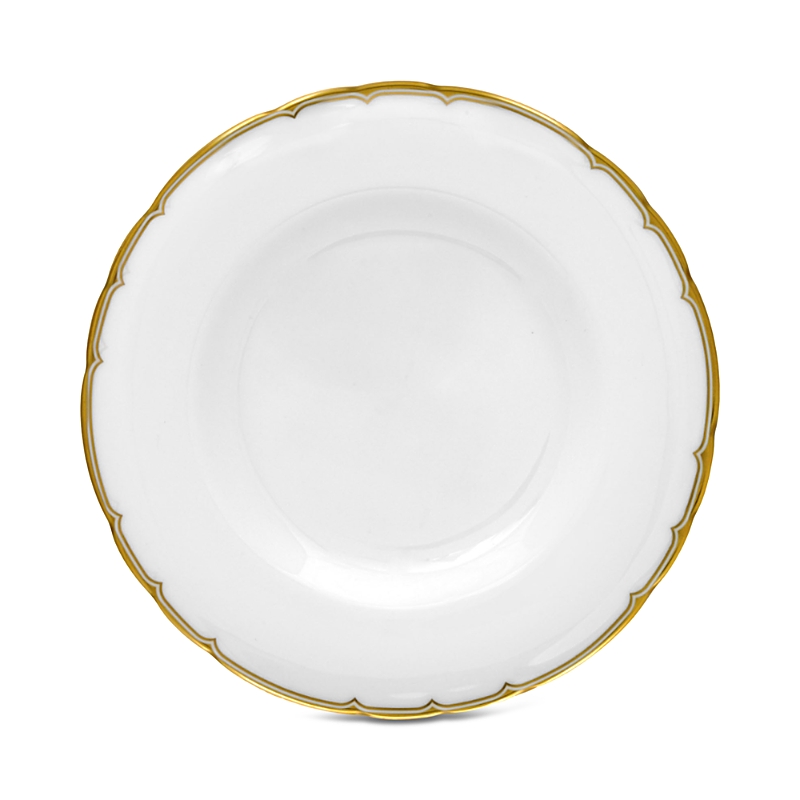 Royal Crown Derby Darley Abbey Pure Gold Bread And Butter Plate In White