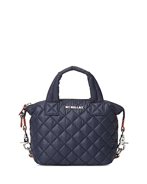 Mz Wallace Micro Sutton Bag In Dawn/silver
