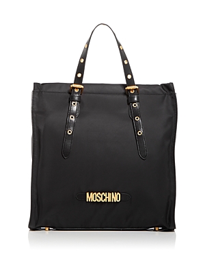 Moschino Oversized Shoulder Bag In Black Multi
