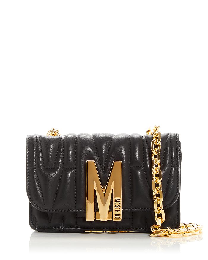 Moschino Mini Quilted Leather Crossbody | Bloomingdale's