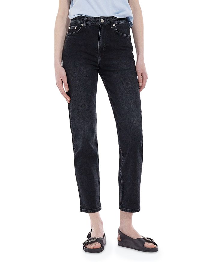 HUDSON Women's Barbara High Rise Cropped Straight Leg Jean - 26 Inch Inseam, Soft Denim