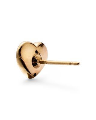 Heart Studs in 14K Yellow Gold 