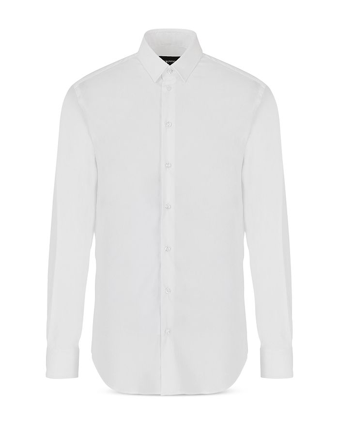 Emporio Armani Slim Fit Button Down Shirt Bloomingdale's