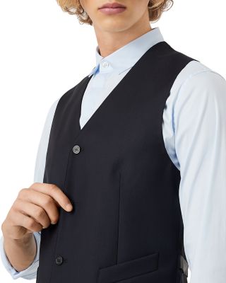 Brushed Wool Suit Vest