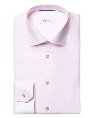 Eton Contemporary Fit Textured Solid Shirt