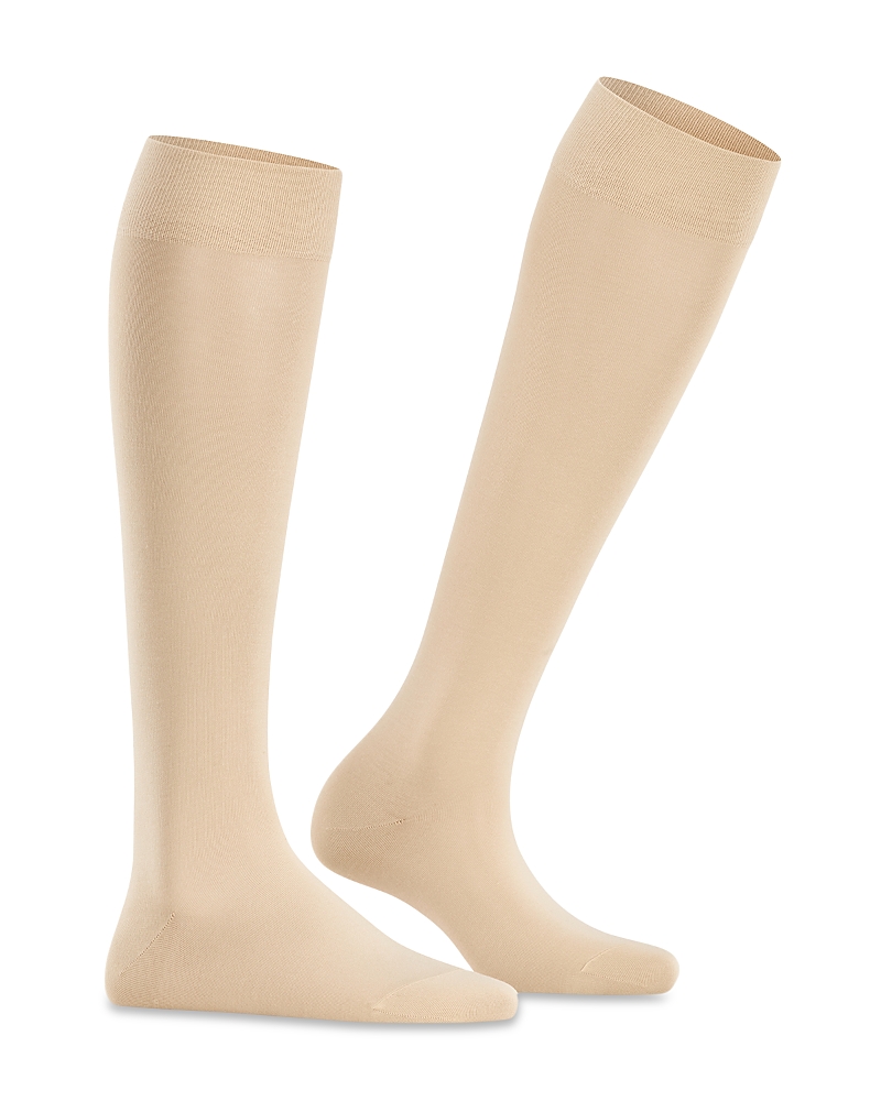 Falke Touch Knee High Socks In Cream