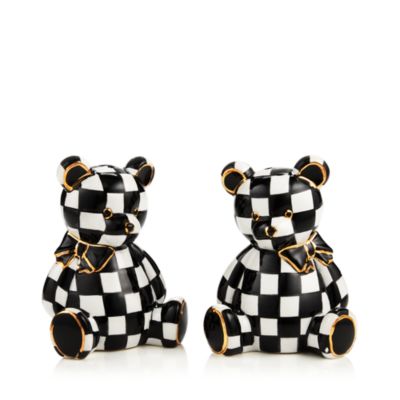 Mackenzie-Childs - Courtly Bear Salt & Pepper Set