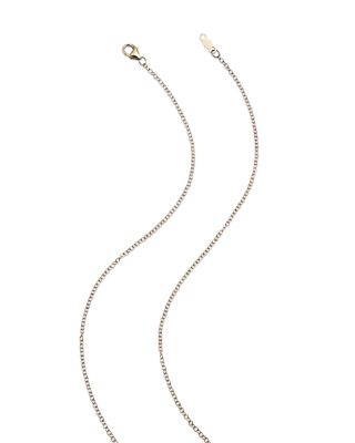 Diamond and Blue Sapphire Butterfly Pendant Necklace in 14K Yellow Gold, 17" 