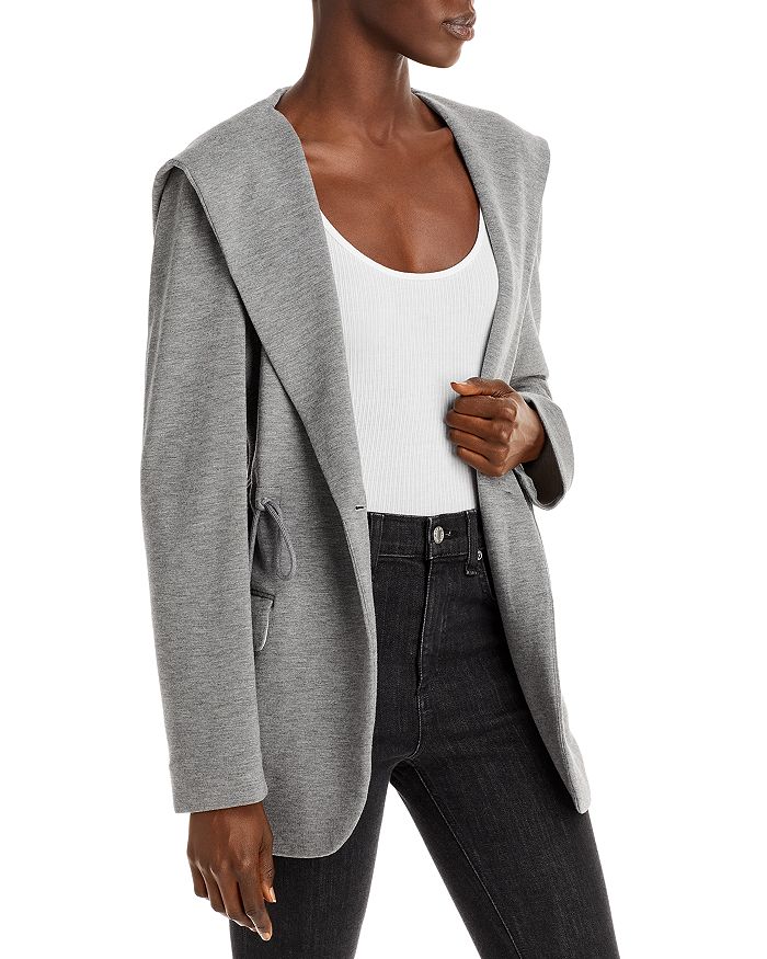 Theory Hooded Double Knit Jacket | Bloomingdale's