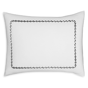 Matouk Ivins Embroidered Standard Sham - 150th Anniversary Exclusive In White/silver