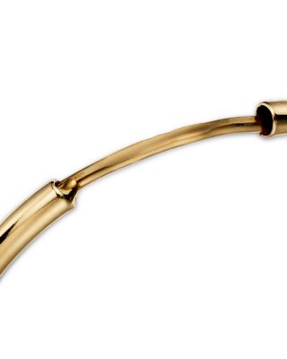 14K Yellow Gold Endless Hoop Earrings 