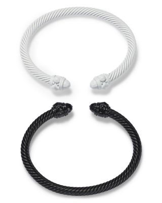 Renaissance Aluminum 5mm Cable Bracelets, Set of 2 - 150th Anniversary Exclusive