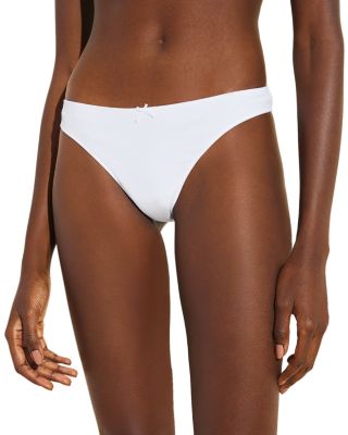 Eberjey Pima Cotton Thong In White