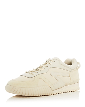 Rag & Bone + Net Sustain Retro Runner 2.0 Leather And Suede-trimmed Recycled Nylon Sneakers In Vanilla