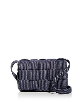 Bottega Veneta - Small Padded Cassette Intreccio Leather Shoulder Bag