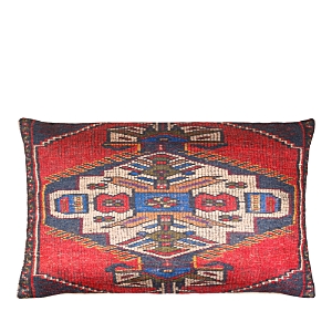 Shop Surya Javed Decorative Pillow, 14 X 22 In Red/blue