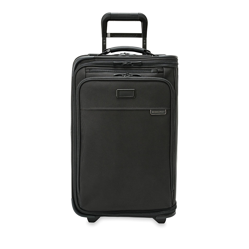 Briggs & Riley Baseline Tall Carry-on 2-wheel Garment Bag In Black