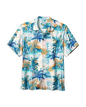 Tommy Bahama - Mangrove Jungle Silk Jungle Print Regular Fit Button Down Camp Shirt 