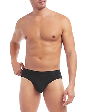 Shop 2(x)ist Dream Solid Modern Fit Low Rise Briefs In Black Beauty