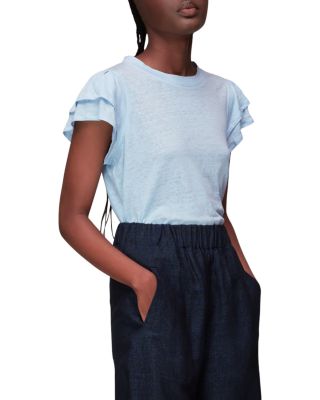 Laura Linen Tiered Sleeve Tee