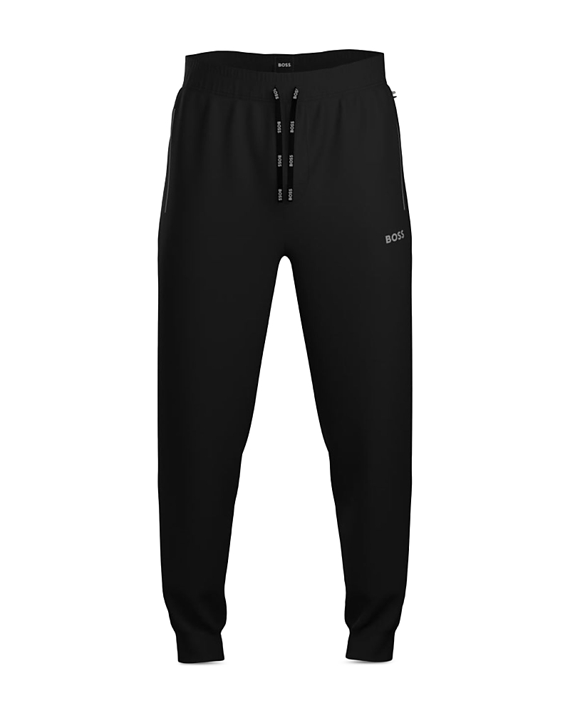 Hugo Boss Boss Mix & Match Cotton Blend Logo Print Joggers Regular Fit