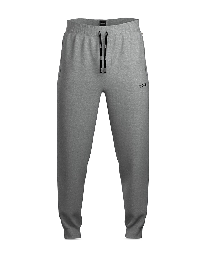 Hugo Boss Boss Mix & Match Cotton Blend Logo Print Joggers Regular Fit