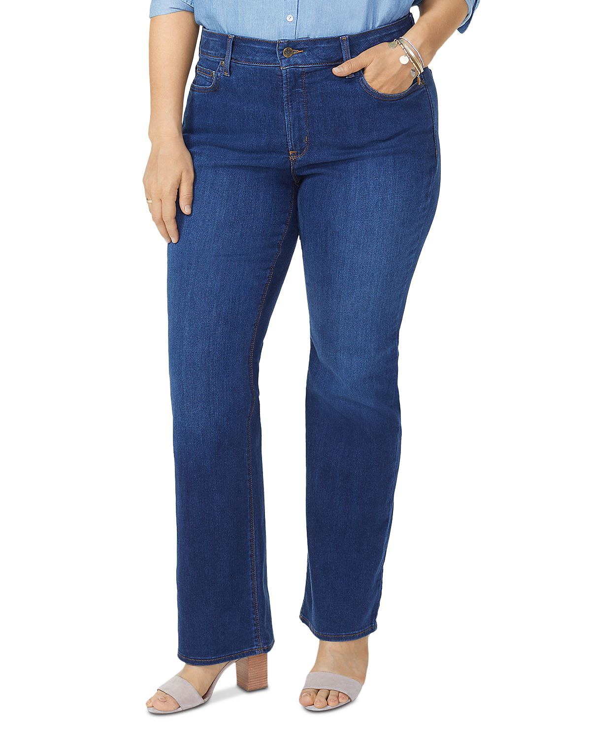 Nydj Plus Barbara High Rise Bootcut Jeans