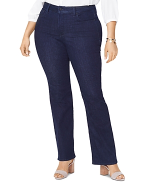 Nydj Plus Barbara High Rise Bootcut Jeans In Rinse