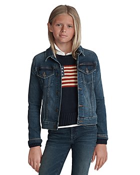 Ralph Lauren - Girls' Denim Trucker Jacket - Little Kid, Big Kid