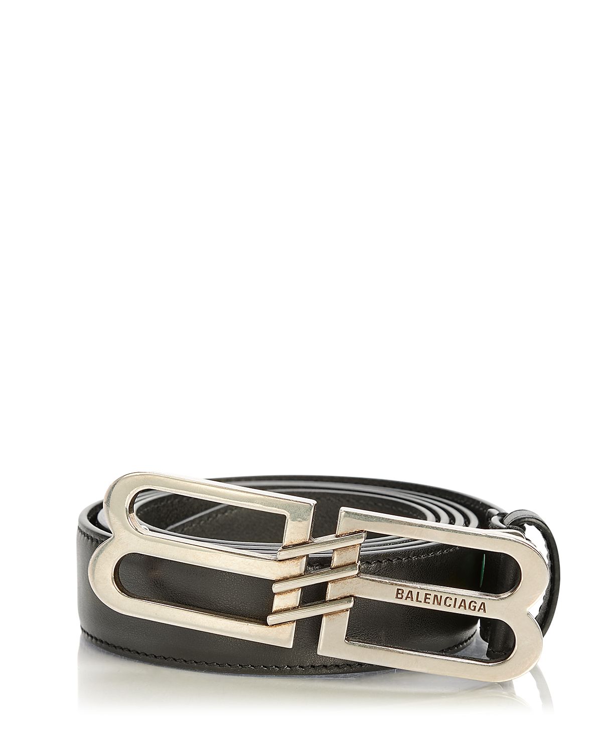 Balenciaga Men's Bb Signature Belt Bb Monogram Coated Canvas