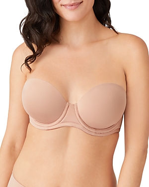 Shop Wacoal Red Carpet Strapless Full Bust Underwire Bra In Roebuck