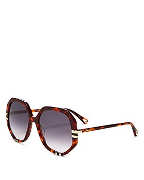 Chloé -  West Geometric Style Sunglasses, 58mm