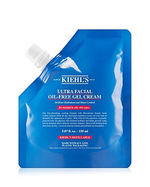 Kiehl's Since 1851 1851 Ultra Facial Oil Free Gel Cream Refill Pouch 5.07 Oz.