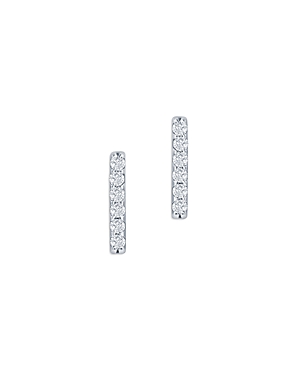 Bloomingdale's Diamond Bar Stud Earrings in 14K White Gold, 0.10 ct. t.w. - 100% Exclusive
