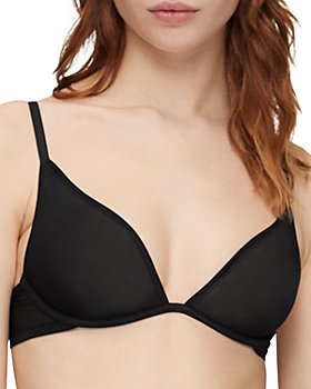 Calvin Klein Womens Sheer Marquisette Unlined Triangle Bra : :  Clothing, Shoes & Accessories